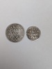 Silvermynt, 6 skilling 1629 Danmark & 2 skilling 1642 Norge