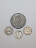Silvermynt USA bl.a. Columbian Half Dollar 1893