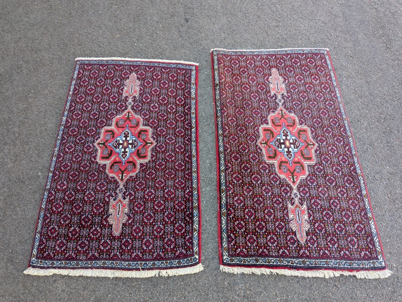 Orientaliska mattor, par, handknutna