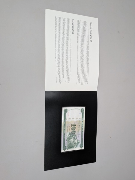 Jubileumssedel 100 kr 2005, Tumba Bruk 250 år