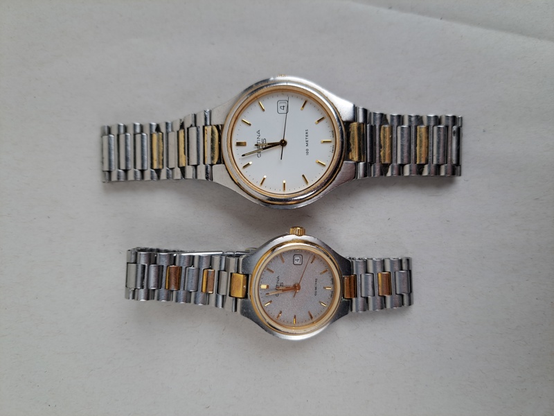 Armbandsur 2 st, Certina DS, Quartz