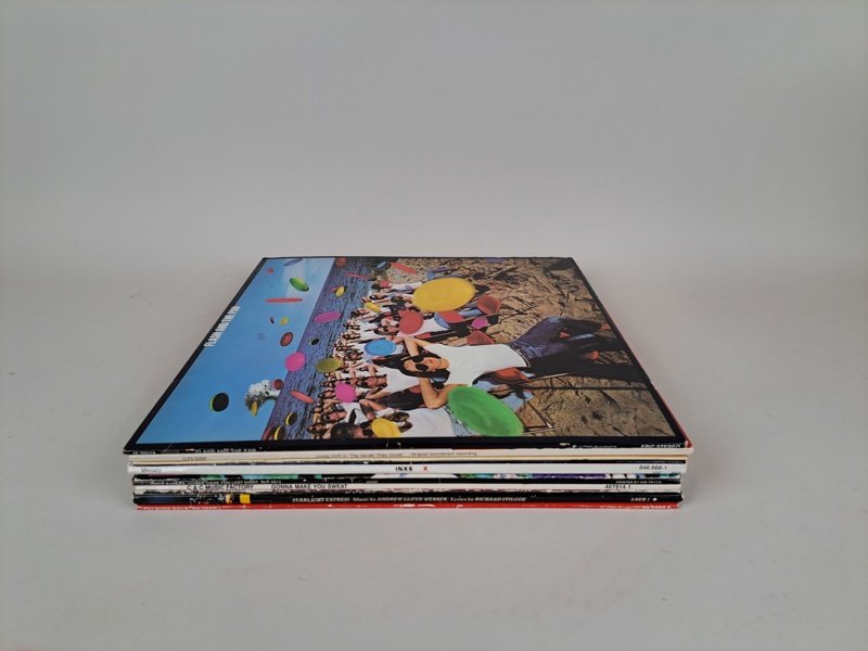 LP-skivor 10 st bl.a. BeeGees