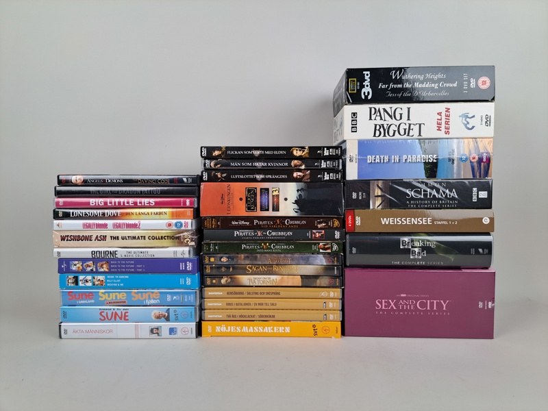 Parti DVD-filmer, Serier & Triologier bl.a. Sagan om ringen
