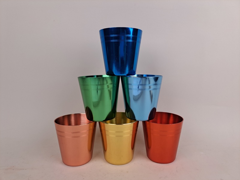 Färgade koppar, Aluminum