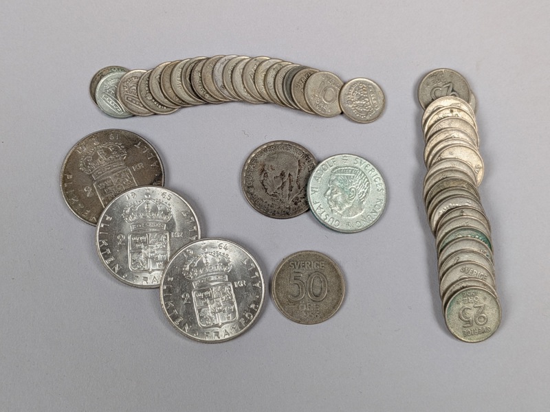 Silvermynt, Sverige 40 %