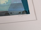 Färglitografi, " Örnar över staden" Sven Jonson, signerad & numrerad