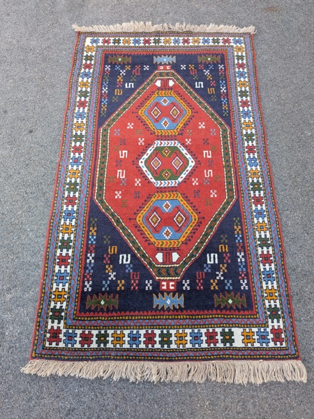 Orientalisk matta, handknuten, Iran