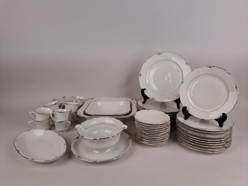 Mat-& Kaffeservis, Royal Ivory, Bohemia Czechoslovakia