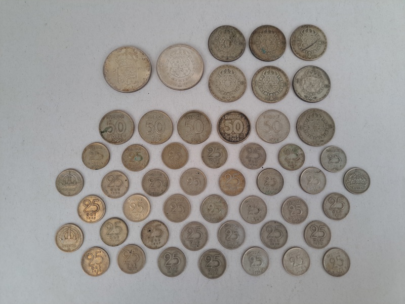 Silvermynt, 40 %