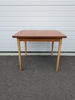 Matbord med utdragbara skivor, teak