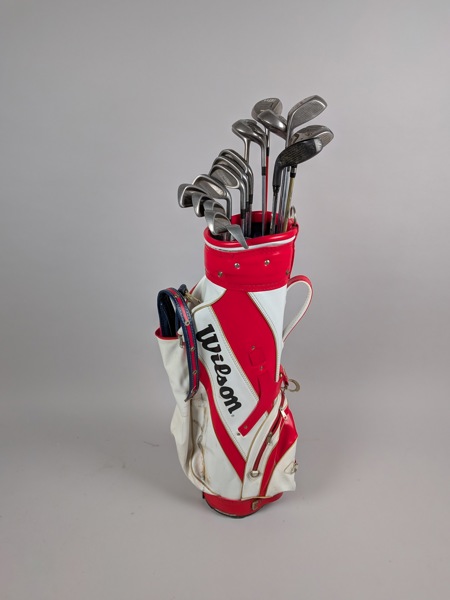 Golfset, Bag & Klubbor bl.a. Wilson