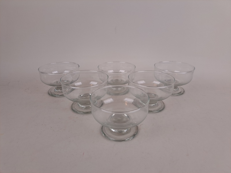 Dessertskålar, glas
