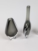Vaser 3 st glas, "Sommerso" Nils Landberg Orrefors