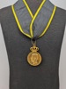 Guldmedalj, "För trohet & flit" Gustaf V 1924, 23 k Guld medalj & 18 k Guld Krona