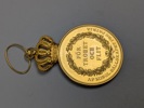 Guldmedalj, "För trohet & flit" Gustaf V 1924, 23 k Guld medalj & 18 k Guld Krona