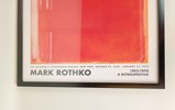 Inramad Poster, Utställning Mark Rothko