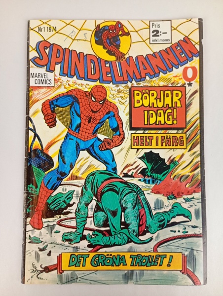 Serietidning, Spindelmannen, nr 1 1974