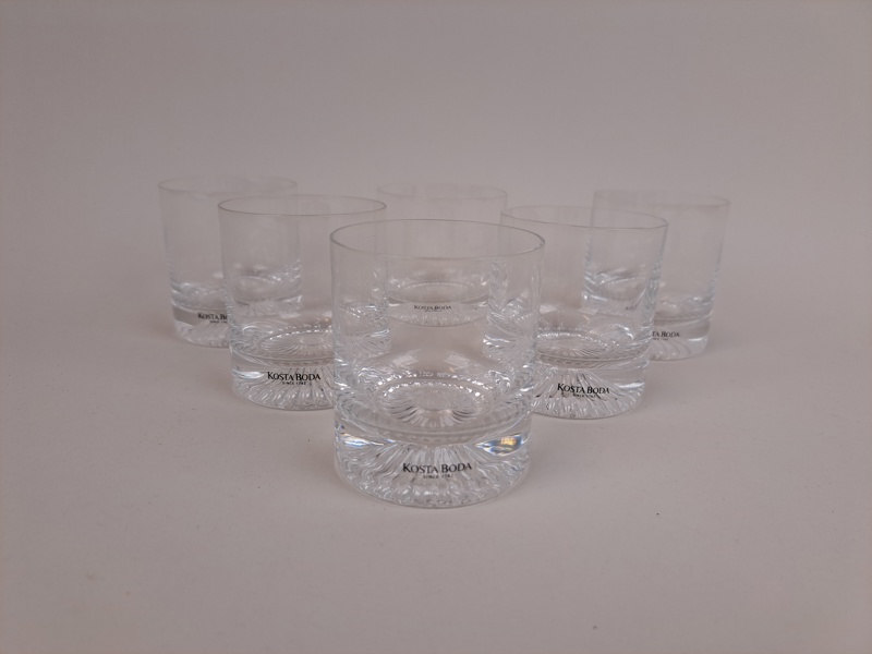 Whiskeyglas, "Calypso" Vicke Lindstrand Kosta Boda