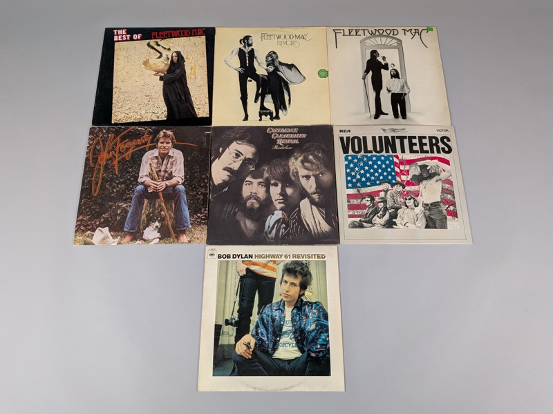 LP-skivor 7 st bl.a. Fleetwood Mac