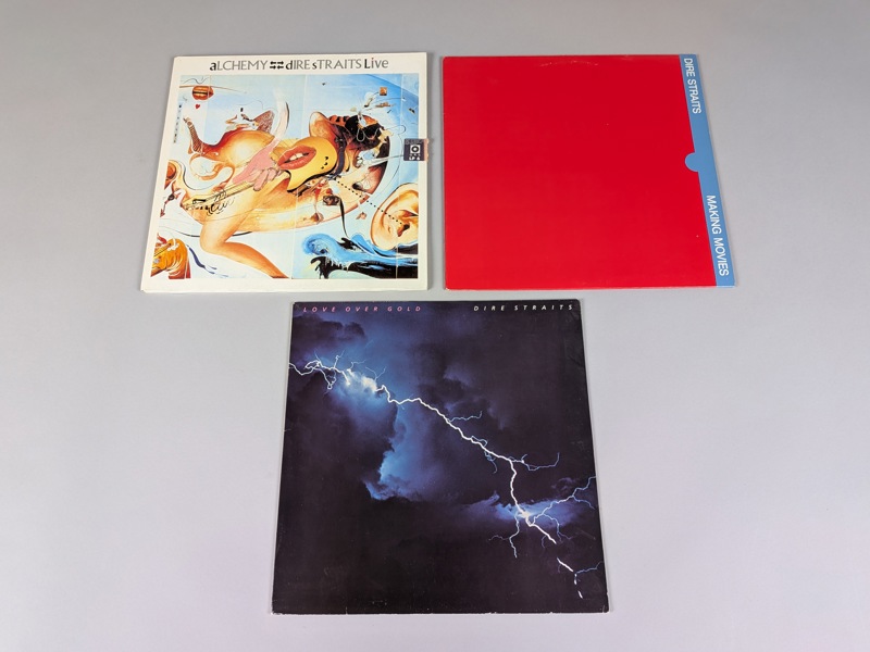 LP-skivor 3 st, Dire Straits