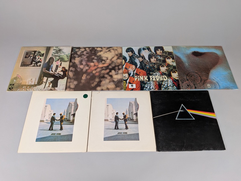 LP-skivor 7 st, Pink Floyd