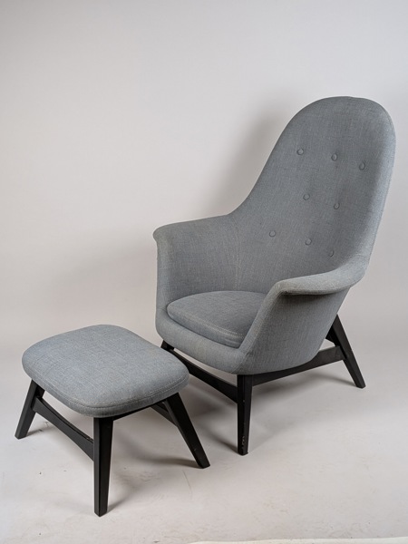 Fåtölj med fotpall, "Benarp" IKEA