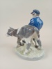 Figurin, no 772 "Pojke med Kalv" Christian Thomsen, Royal Copenhagen Danmark