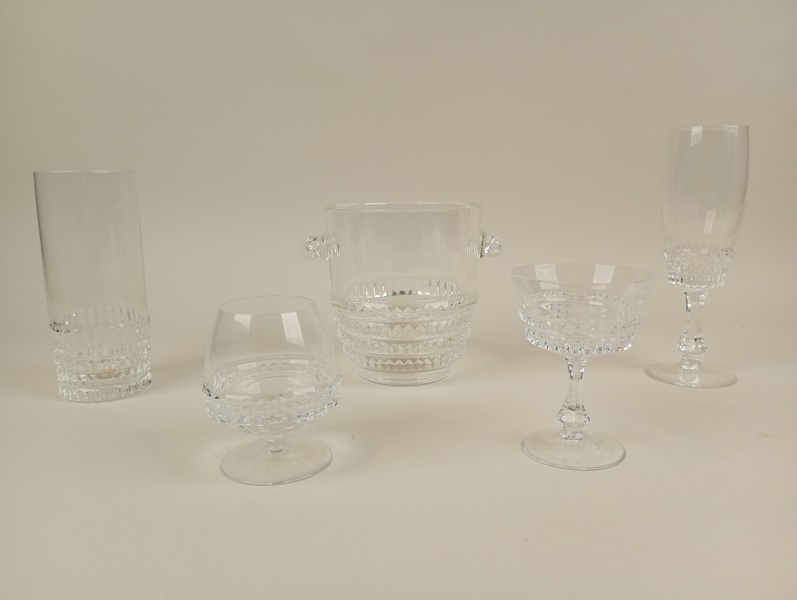 Glasservis, Basthmann Dorotheenhütte Tyskland