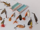 Äldre fiskedrag bl.a. Abu Garcia