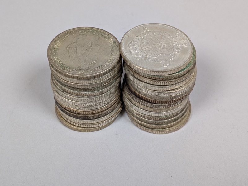 Silvermynt, 2 kr 40% Silver