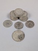 Silvermynt, 1 & 2 kr 80 % Silver