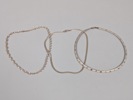 Silver 3 delar, halsband