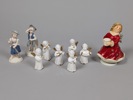 Figuriner, Goebel bl.a. speldosa