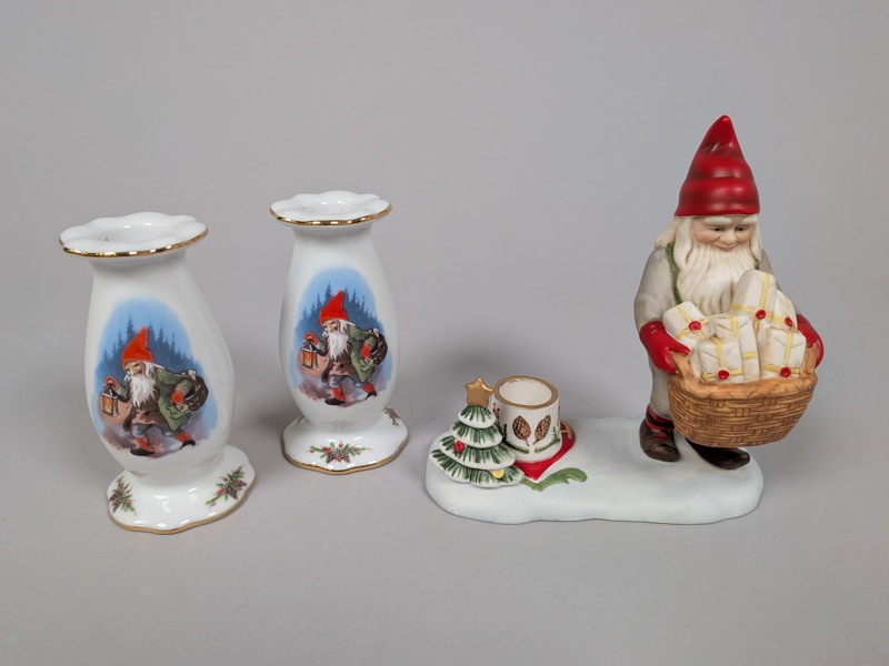 Servisdelar & figurin/ljusstakar, Fyrklövern