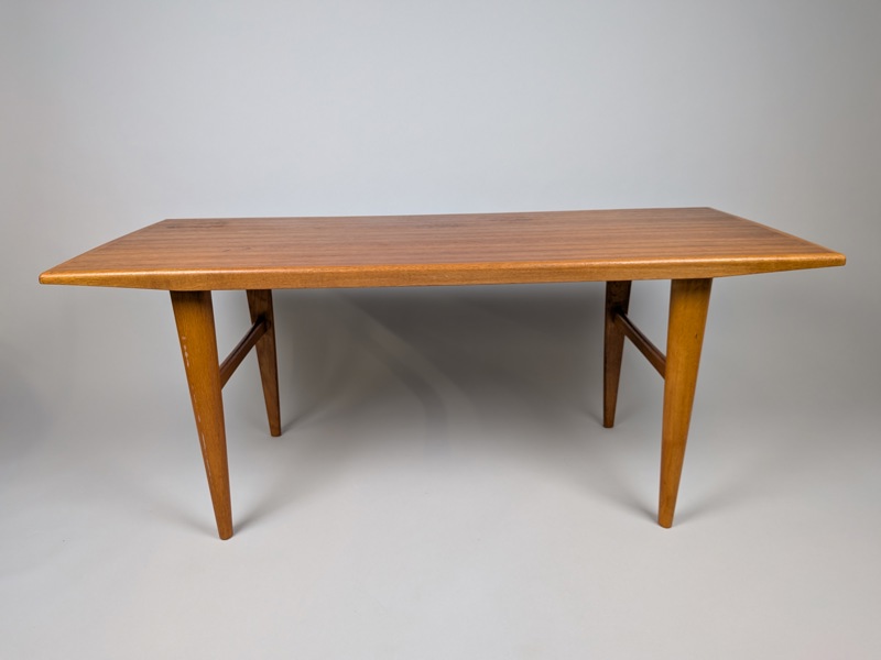 Soffbord, teak & ek 1960-tal