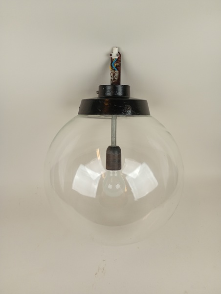 Lampa, glaskupa Fagerhultsbelysning
