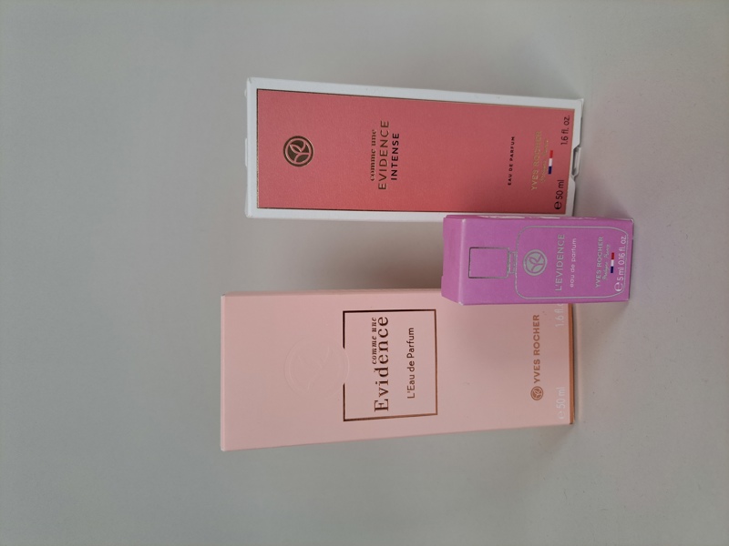 Parfymer 3 st, Yves Rocher "Evidence"