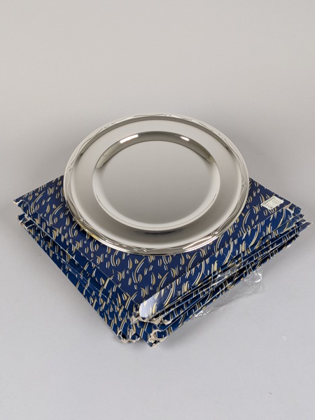 Kuverttallrikar, Nysilver 8 st