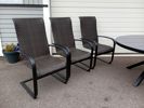 Möblemang, uterum/utomhus, Konstrotting, glas och metall, 7 delar