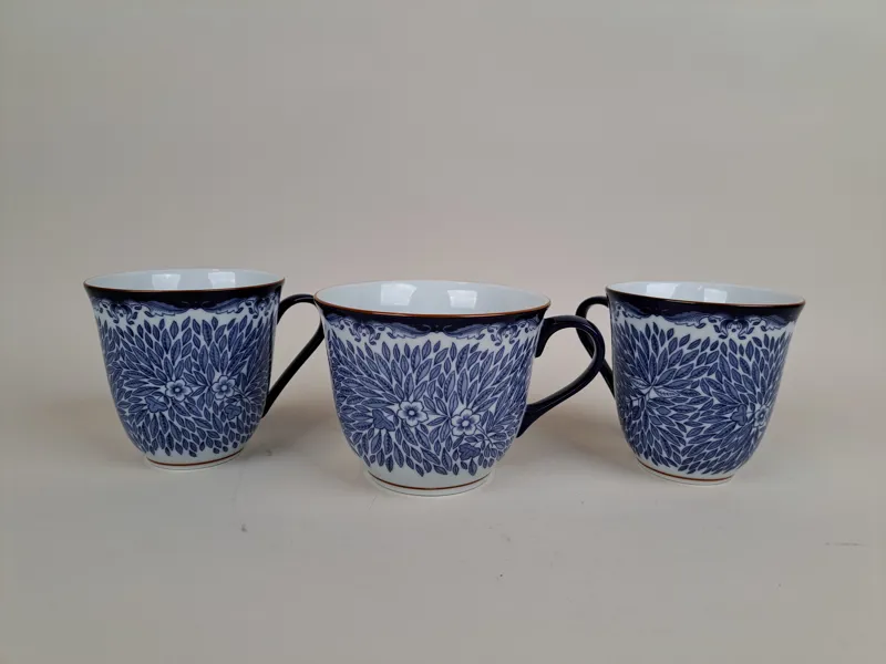 Kaffekoppar & tekopp, "Ostindia" Rörstrand