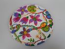Gardinkappa & uppsydda kuddar, tyg ifrån Svenskt tenn bl.a. "Vegetable Tree" Josef Frank för svenskt tenn