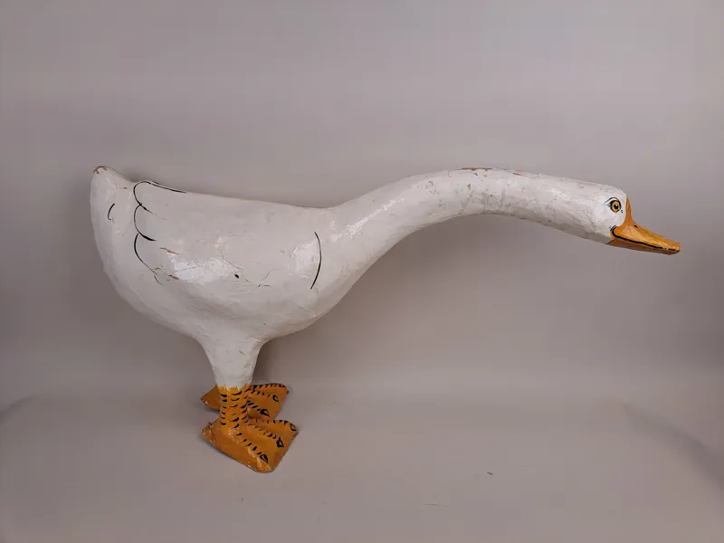 Skulptur, Gås Papier Maché