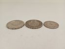 Silvermynt 3 st bl.a. Italien