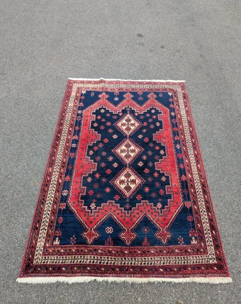 Orientalisk matta, handknuten