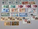 Parti sedlar, svenska & utländska bl.a. valuta