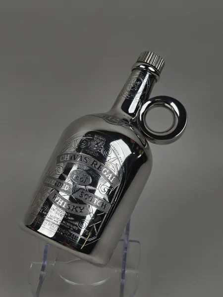 Whiskeyflaska, Silver Chivas Regal, Eric Löfman, Unik