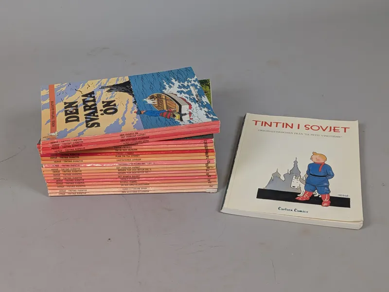 Seriemagasin, Tintin bl.a. Tintin i Sovjet 1:a upplaga