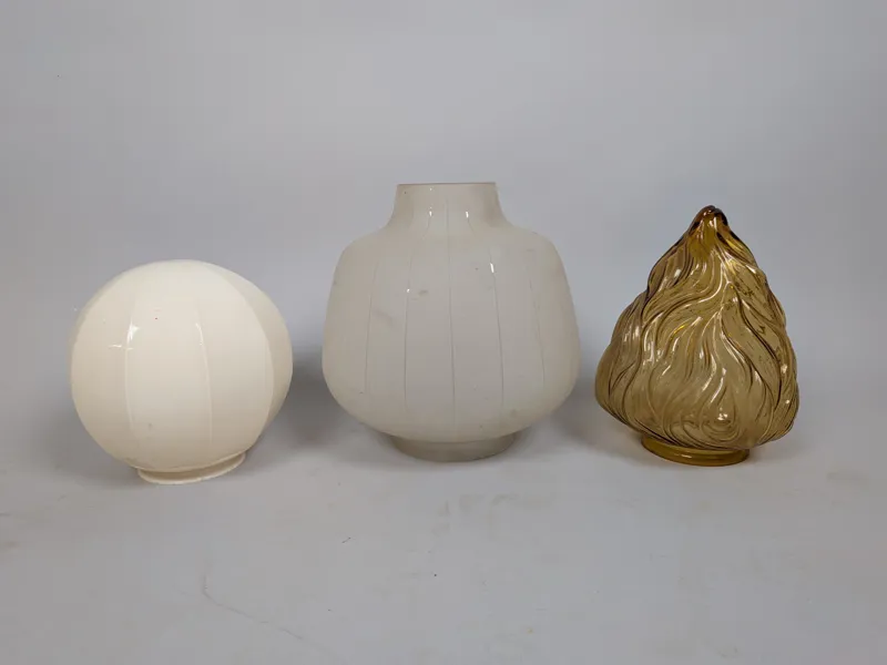 Lampkupor, glas