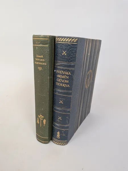 Böcker, Trävaruhantering 1954 & Svenska Armen genom tiderna 1949