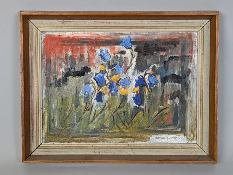Olja på duk, Agnes Andersson, signerad